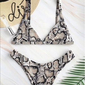 NWT Snakeskin bikini